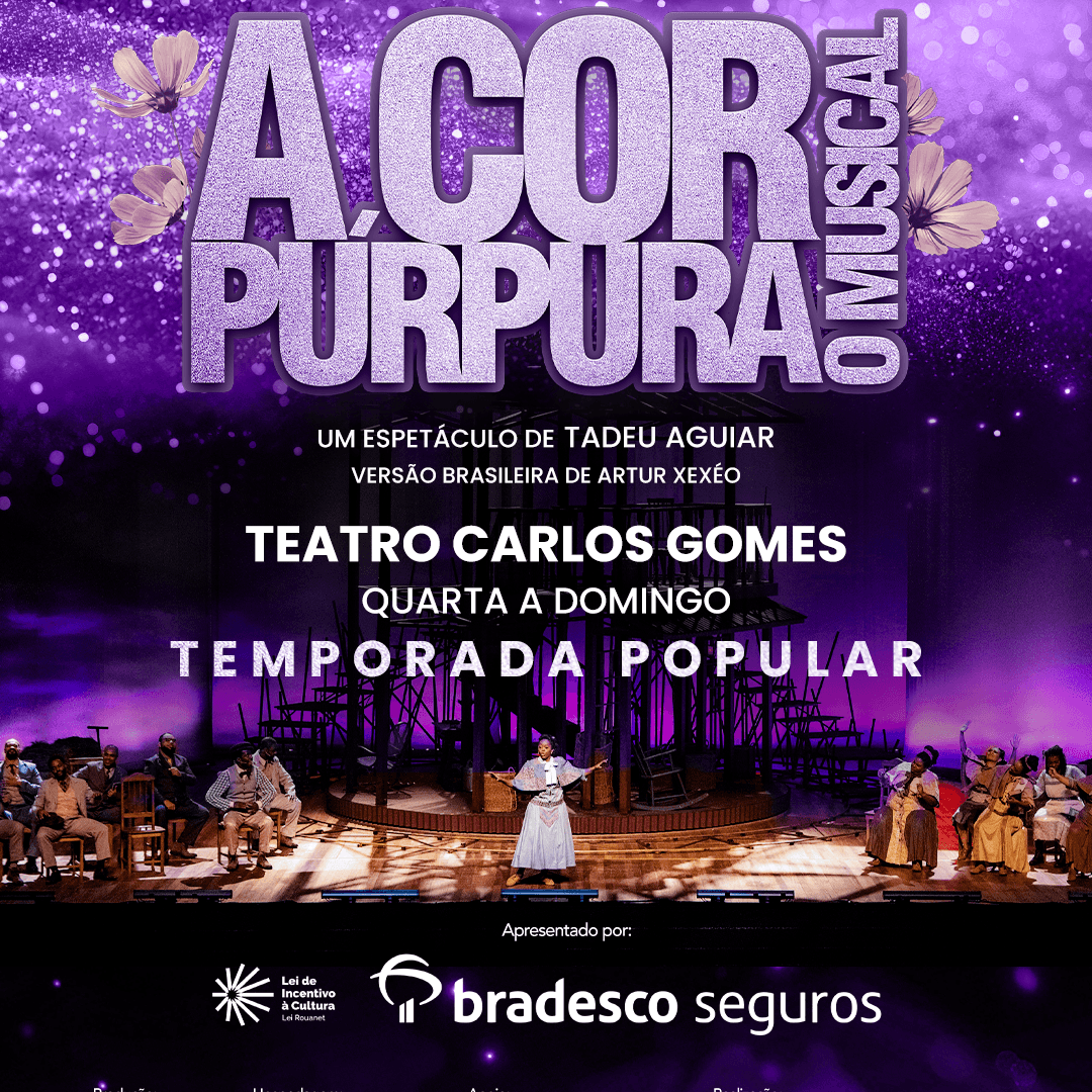 Viva a emoção de A Cor Púrpura!