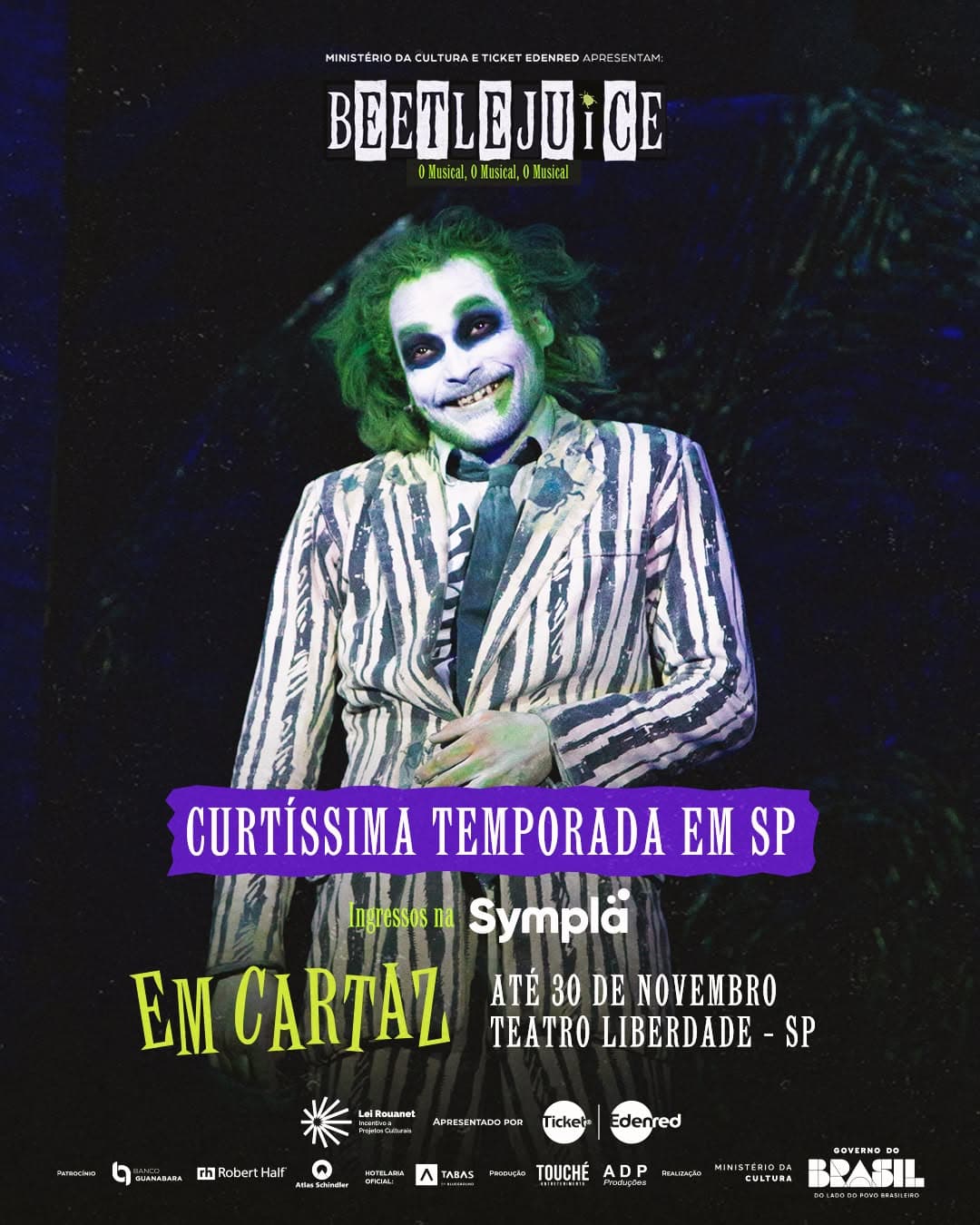 Criativo de sustentação "Em cartaz": Teatro Liberdade